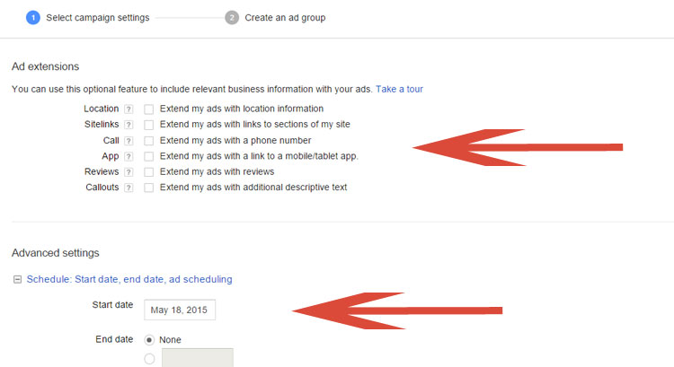 Setting Up Ad Extensions In Google AdWords