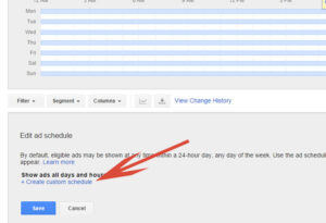Google Shopping - Creating Custom Ad Scheduling Link