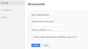 Creating A Google Merchant Center Account