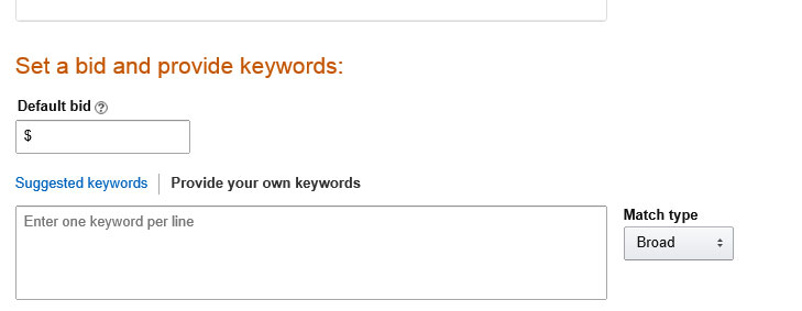 Adding Keywords to Amazon Campaign Manager